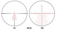 Kríž APR-2D MRAD, zväčšenie 5x a 20x